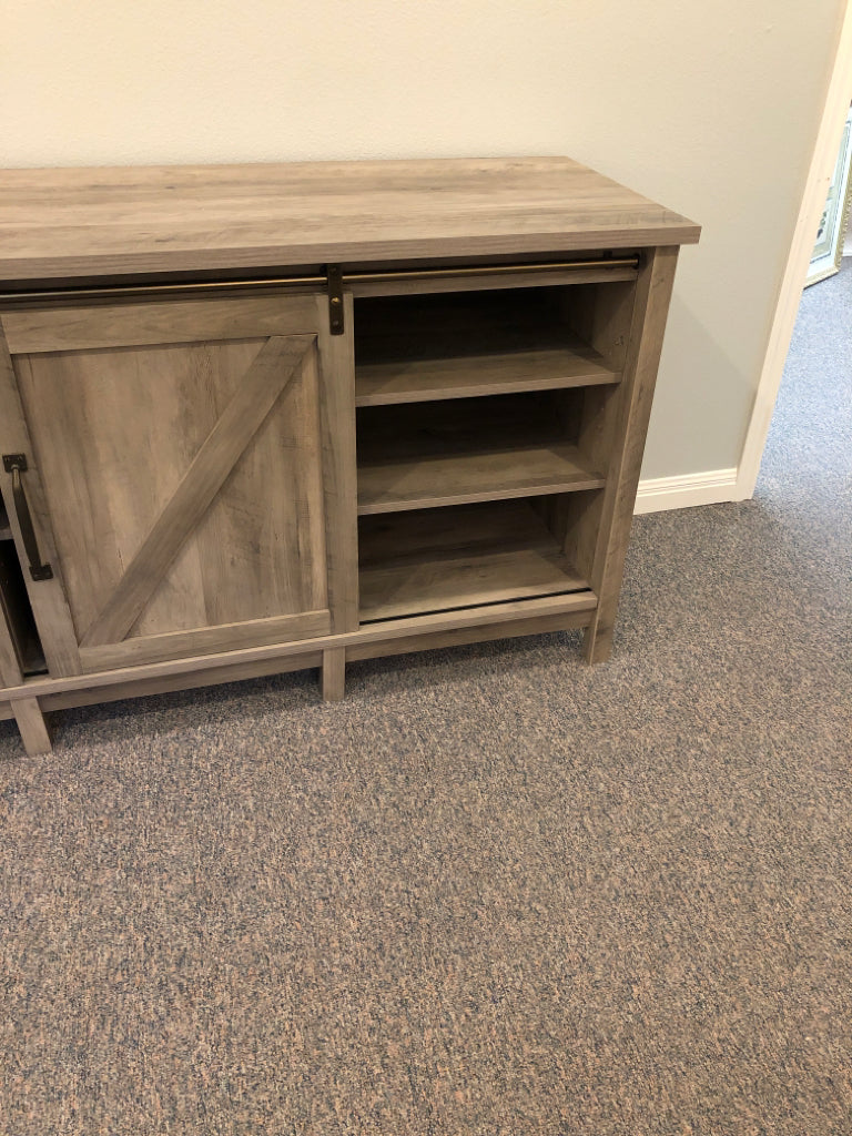Gray Media Console