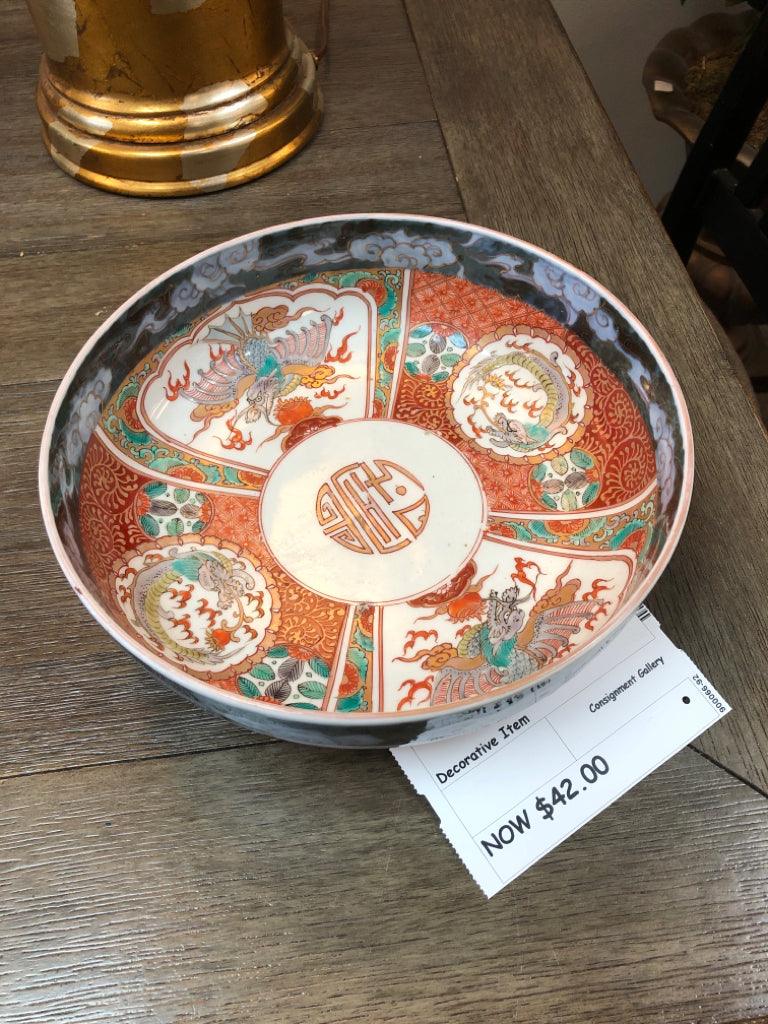 Bowl with Oriental Design