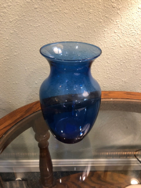 Blue Glass Vase