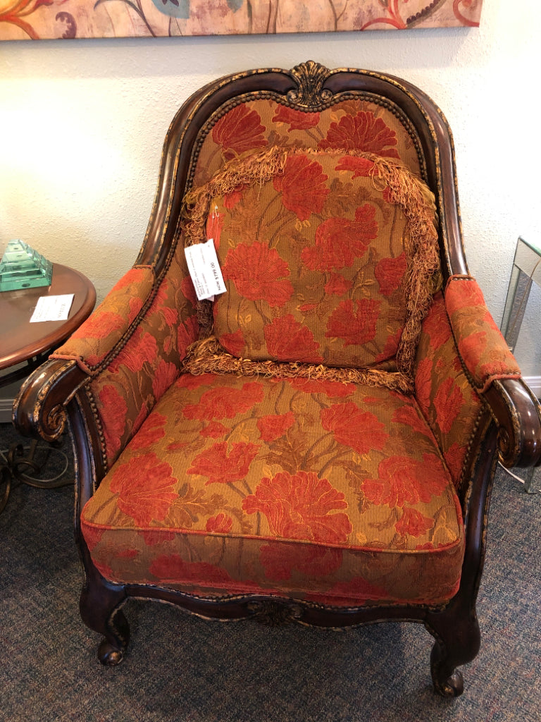 Wood & Fabric Chair from Haverty's (2 available)