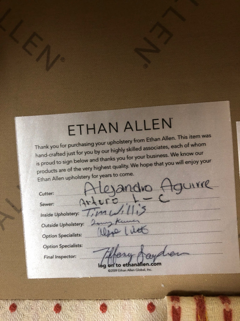 Ethan Allen High Back Chair