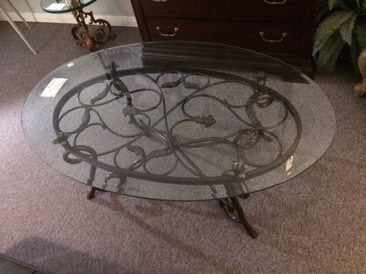 Coffee Table w/Glass Top