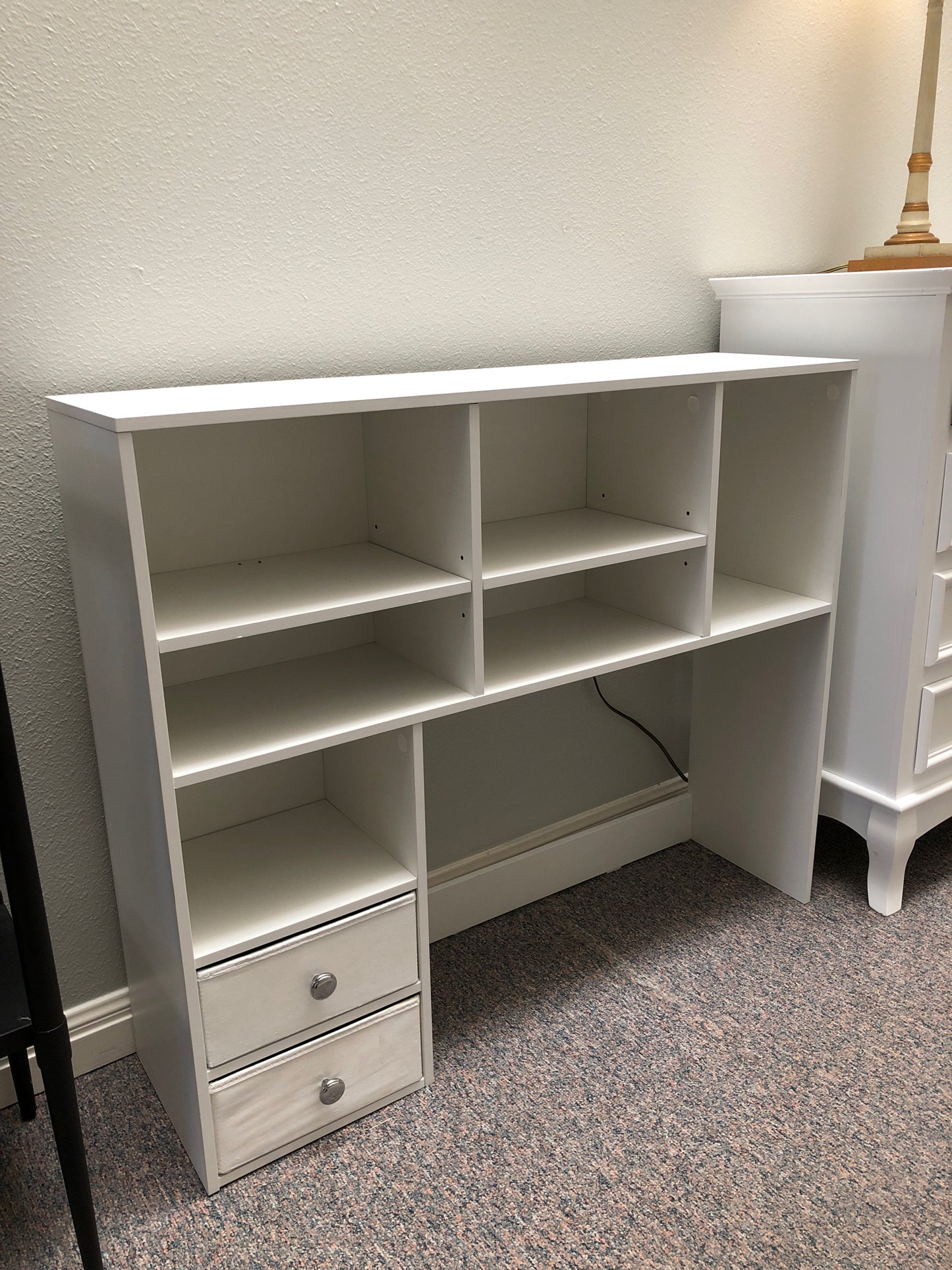 Small White Desk Hutch