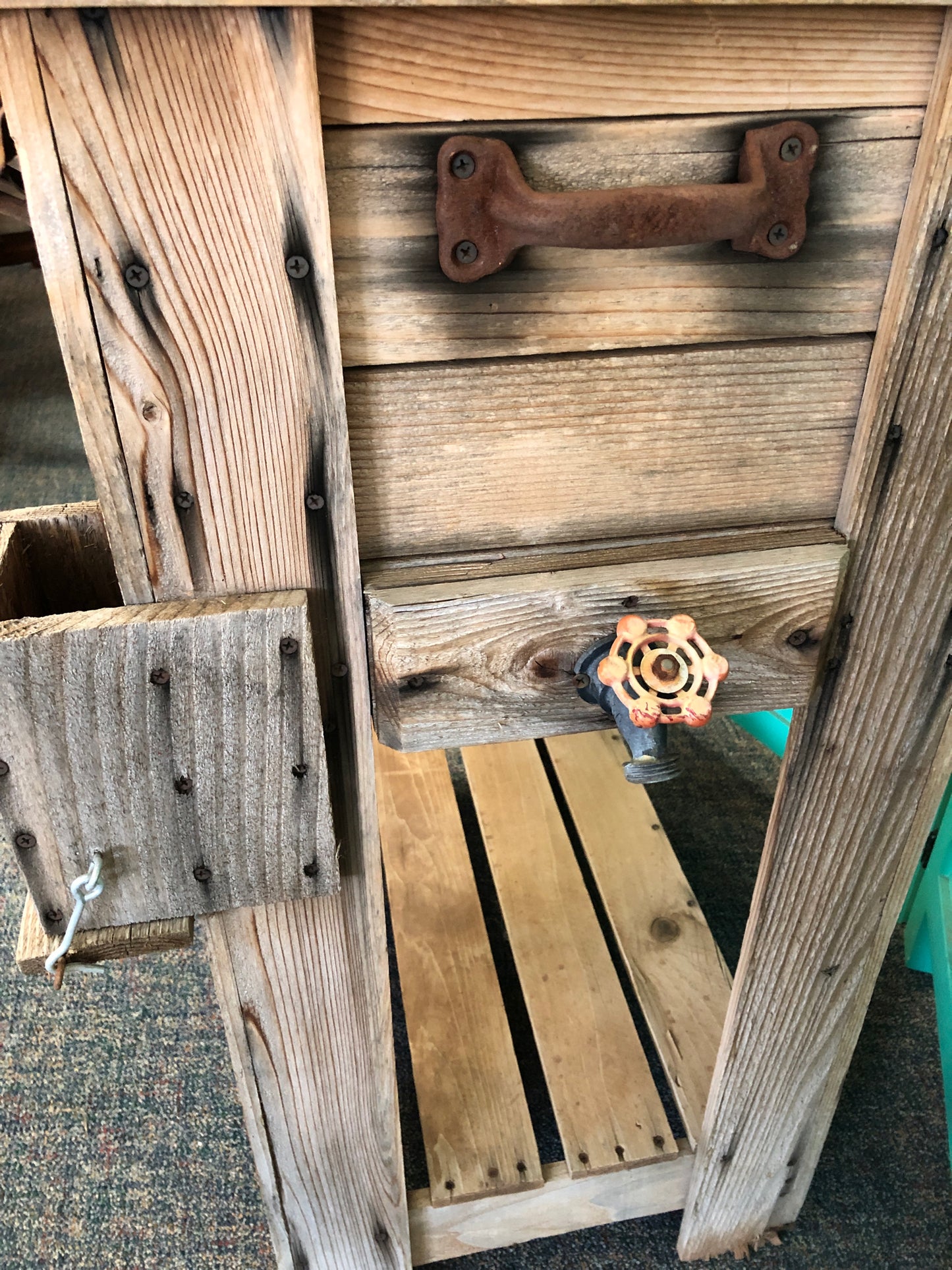 Rustic Drink Holder w/Texas Tech Logo
