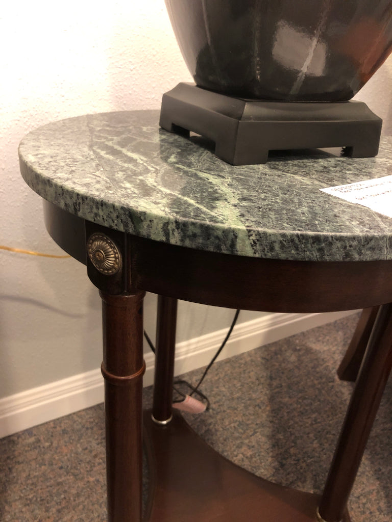 End Table w/Marble Top