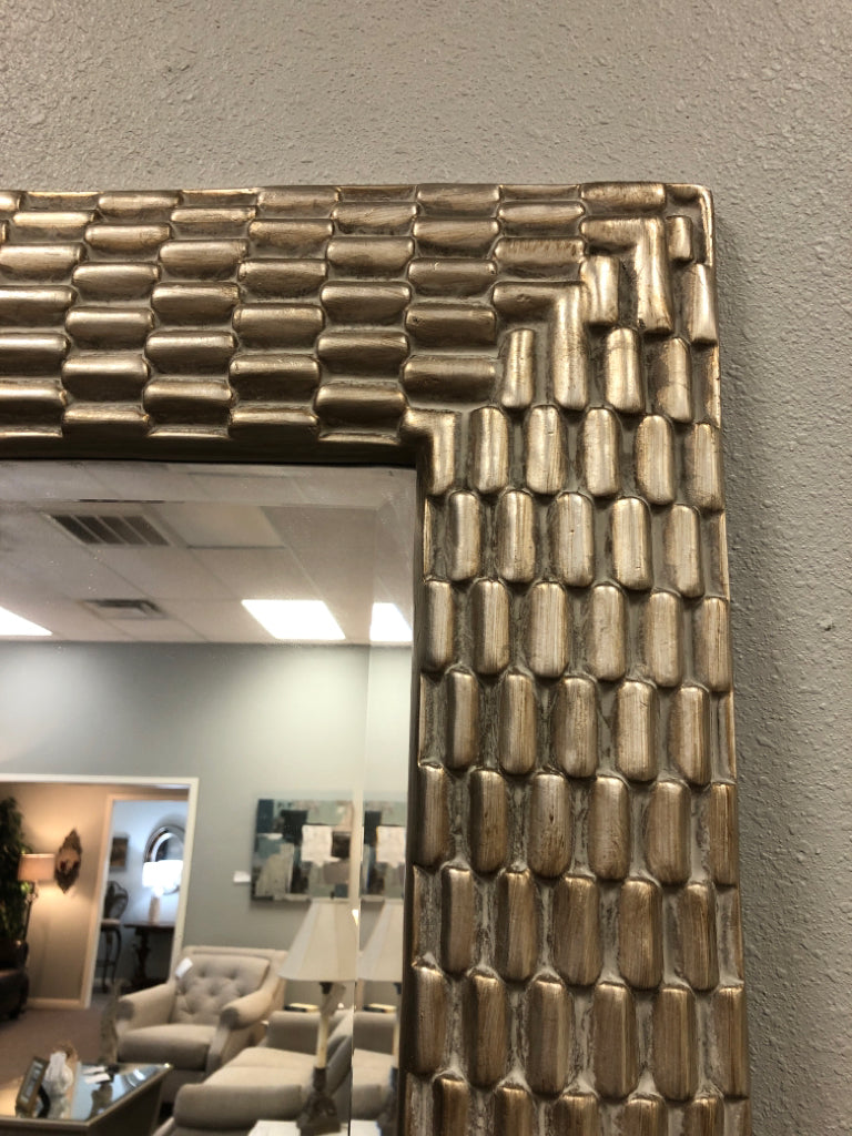 Large Mirror with Silver Frame
