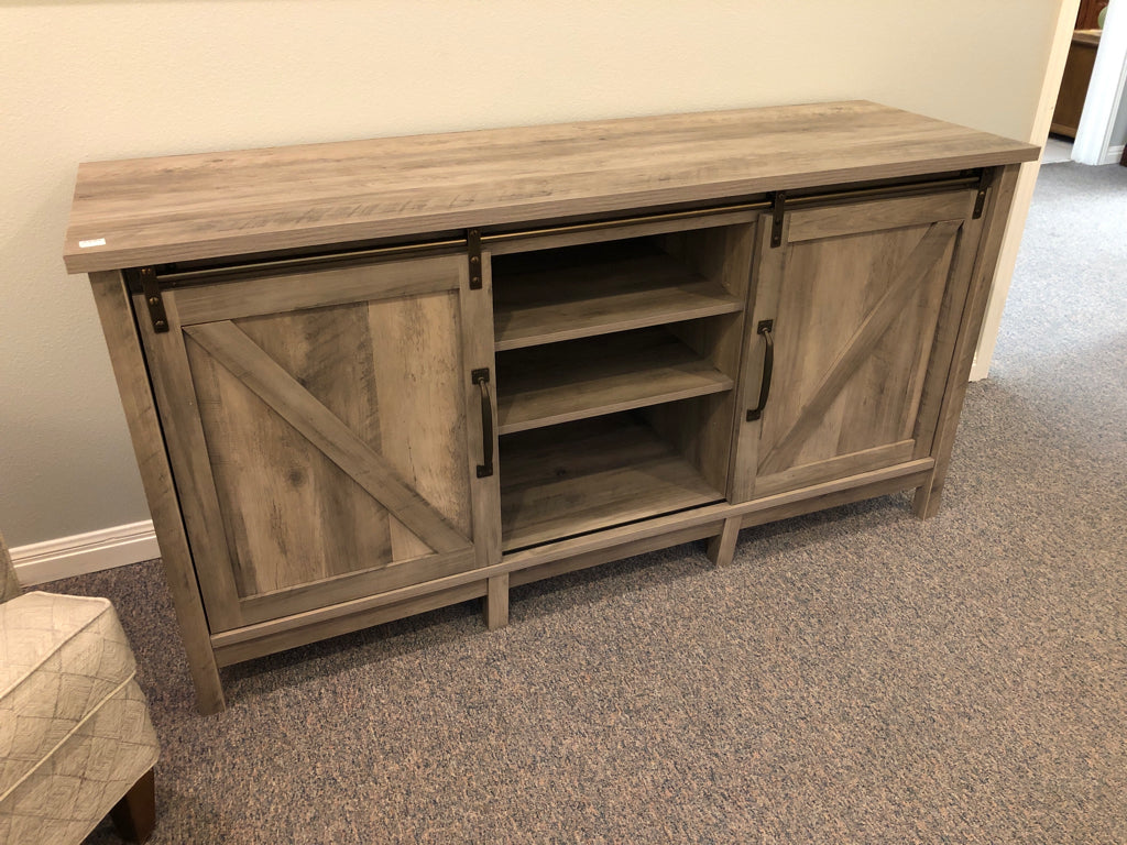 Gray Media Console