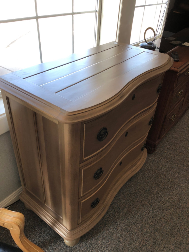 Brown 3-Drawer Chest