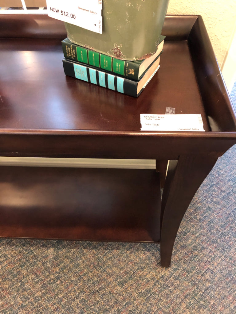 Dark Wood Sofa Table