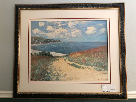 Beach Scene by Claude Monet