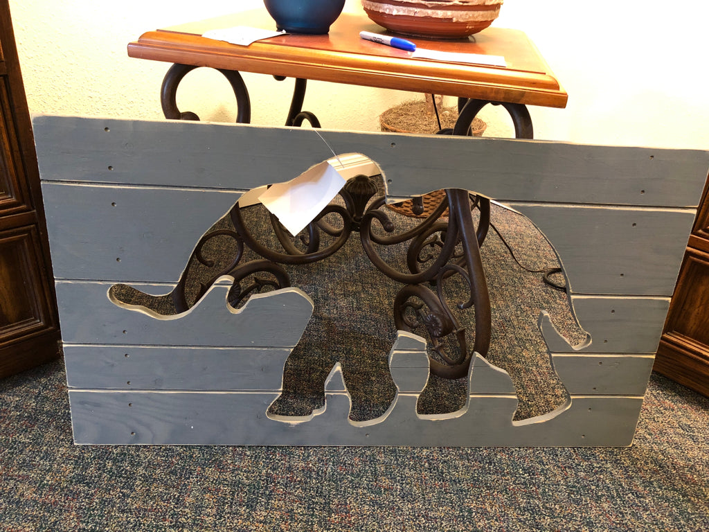 Elephant Silhouette Decor