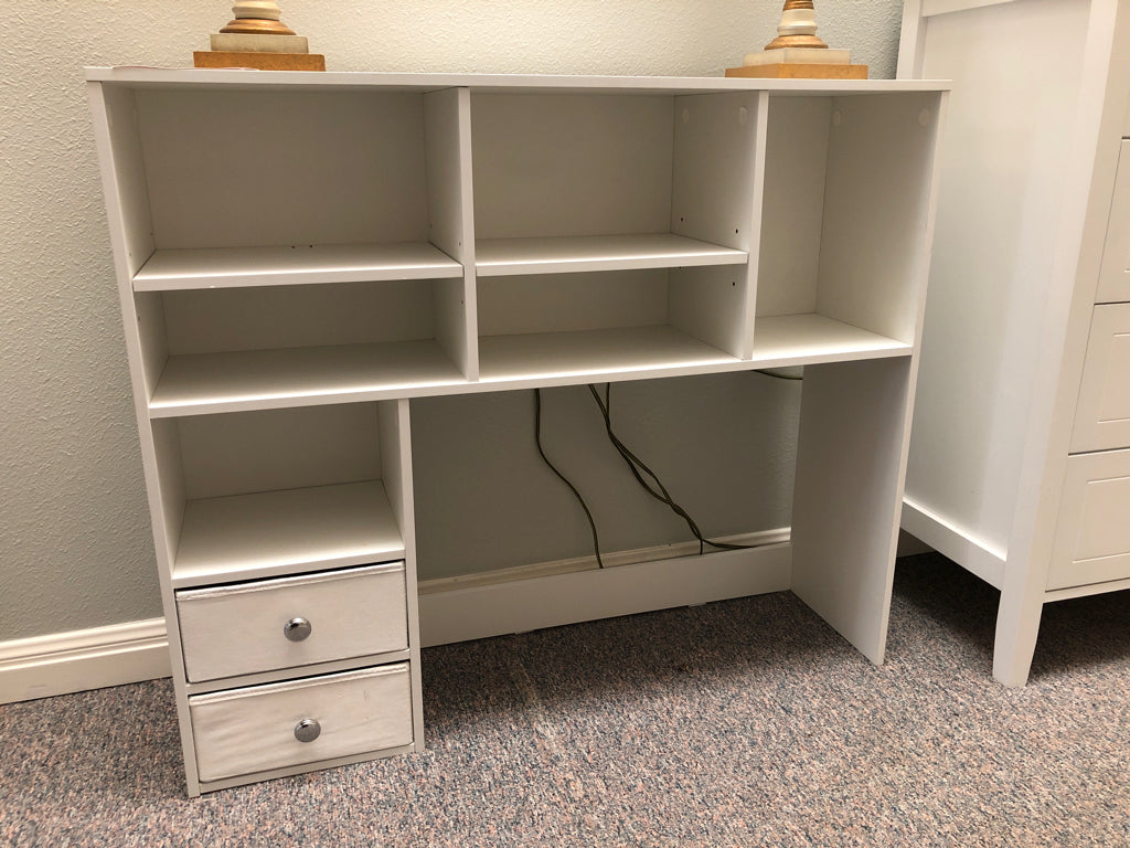 Small White Desk Hutch