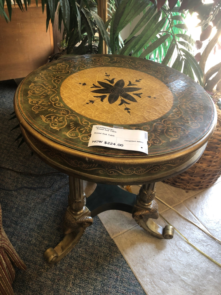 Round End Table