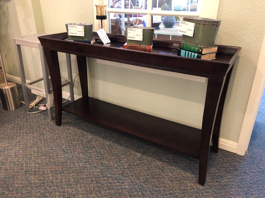 Dark Wood Sofa Table