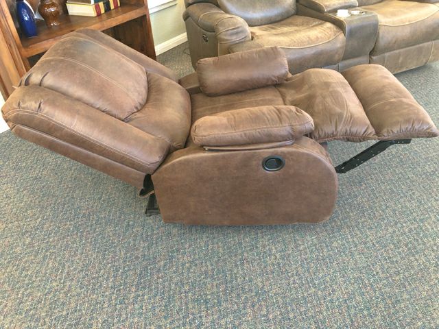 Brown Microfiber Recliner