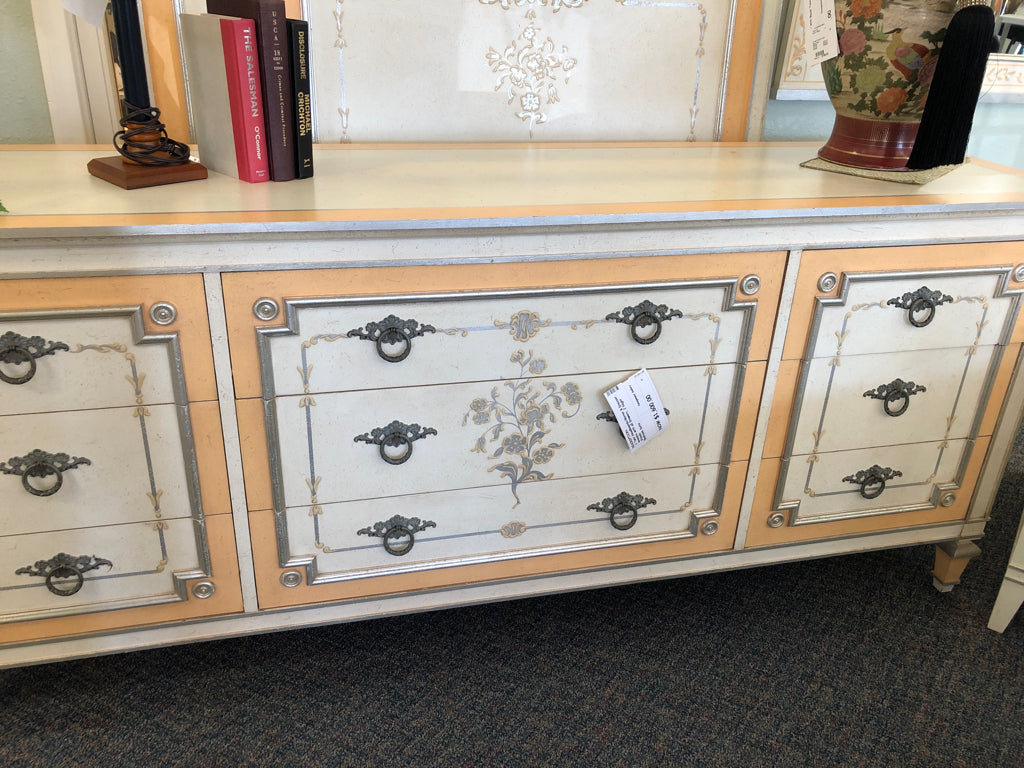 Bedroom Suite:2 Twin Headboards/Mirror/ Dresser/ Armoire w/ Drawers/Night Stands