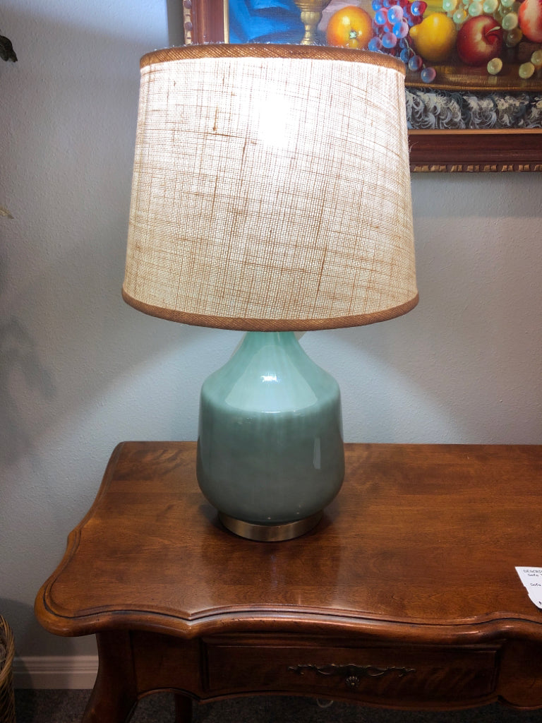 Green Base Lamp