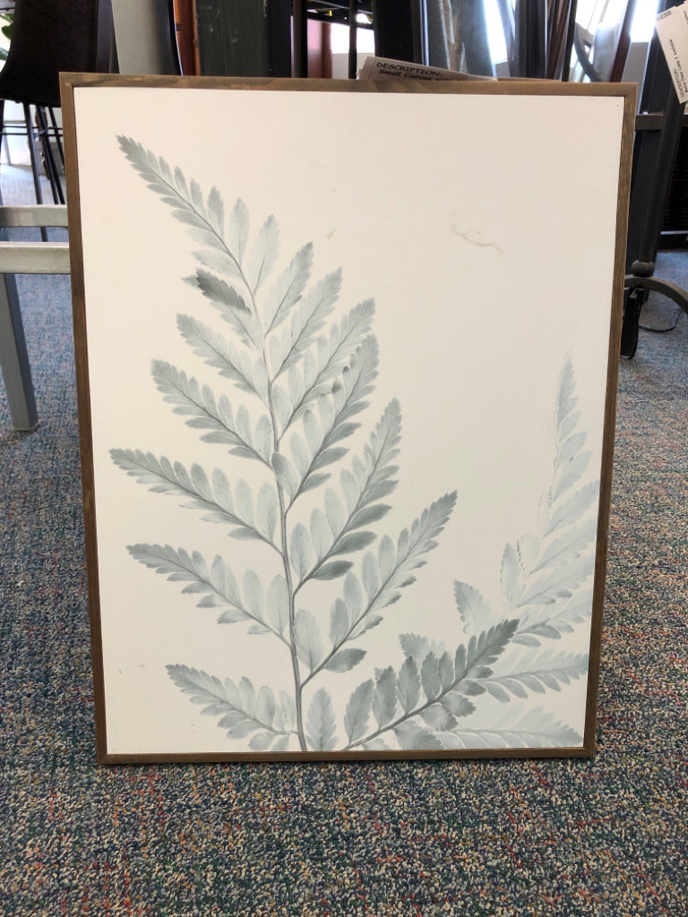 Small Canvas with Leaf