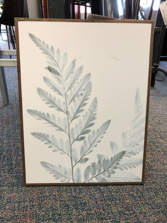 Small Canvas with Leaf