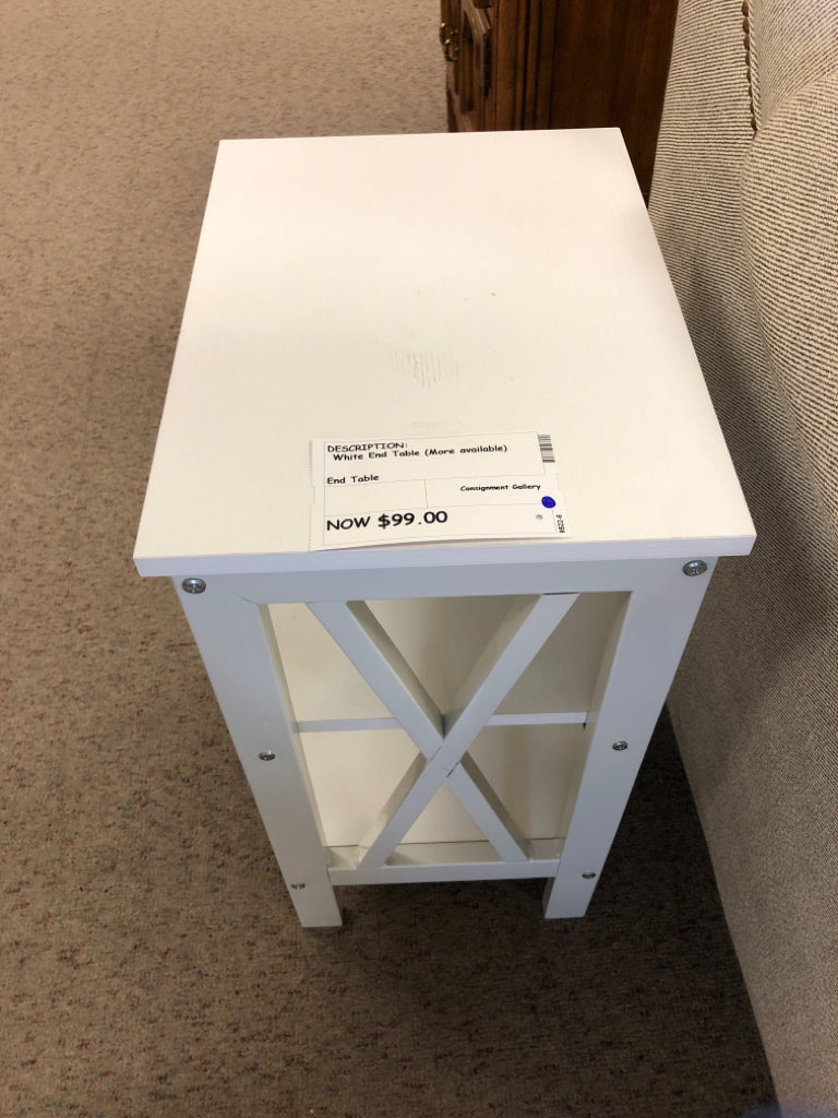 White End Table