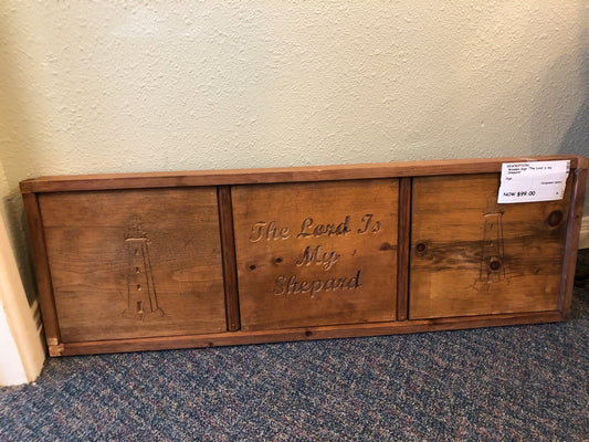 Wooden Sign "The Lord is my Shepherd