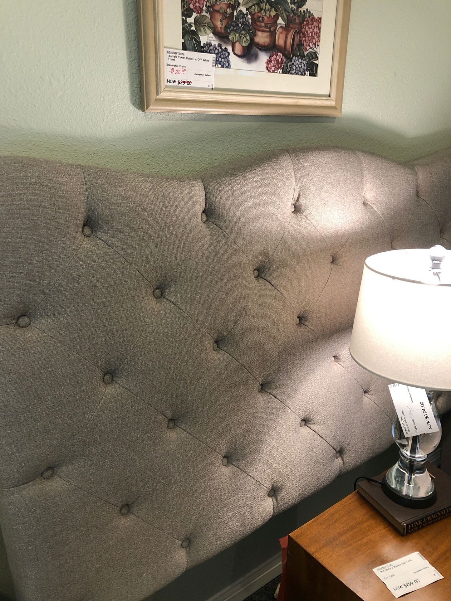 Queen Cloth Headboard