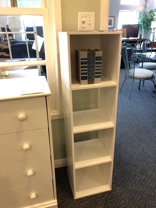 White Stand w/ 4 shelves