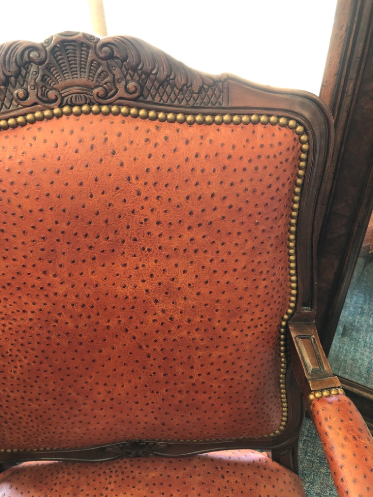 Ostrich Skin (We believe) Chair