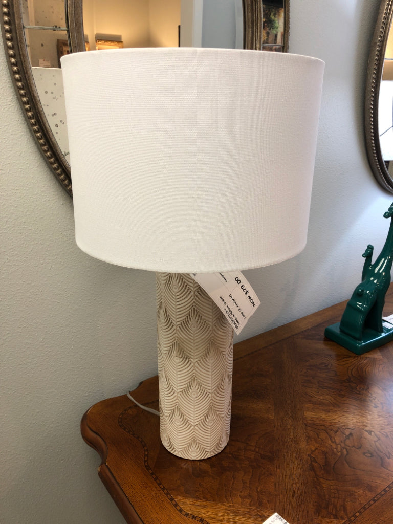 Lamp w/ White Shade (2 Available)