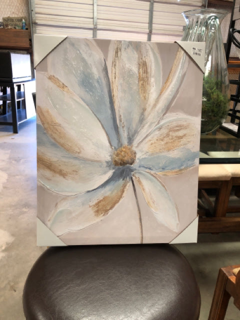 Small Canvas Flower Print