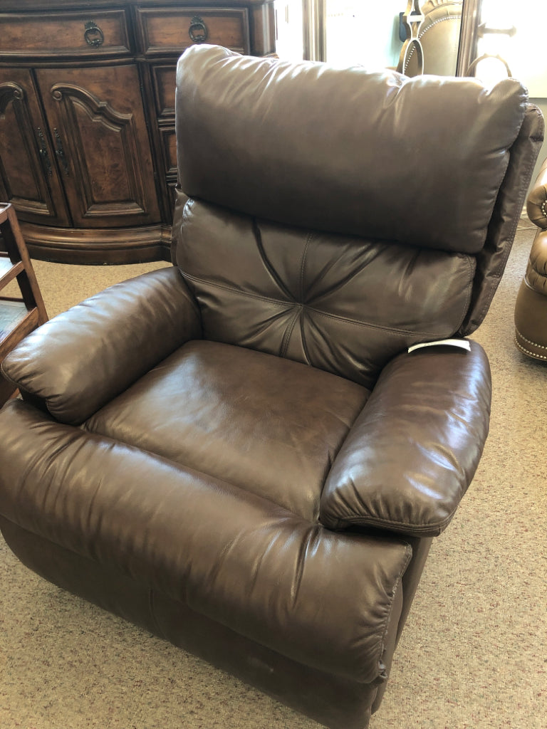 Brown Leather Recliner