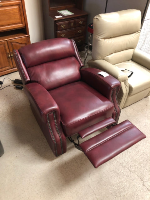 Maroon Electric Recliner