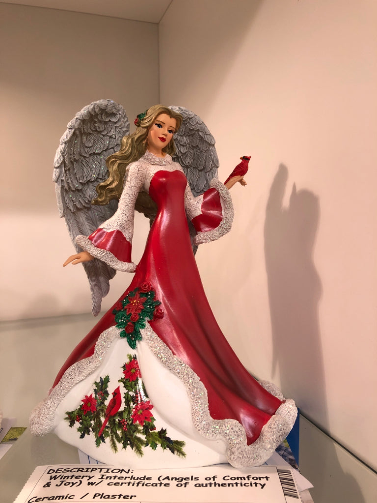 Wintery Interlude (Angels of Comfort & Joy) w/ certificate of authenticity