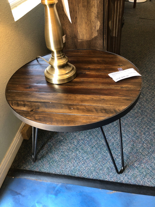 Round Metal Accent Table from World Market