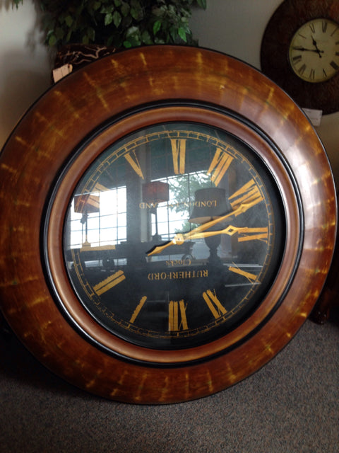 Large Framed Wall Clock