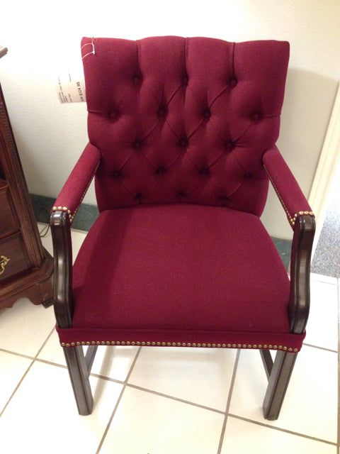 Maroon Accent Chair (4 total available)