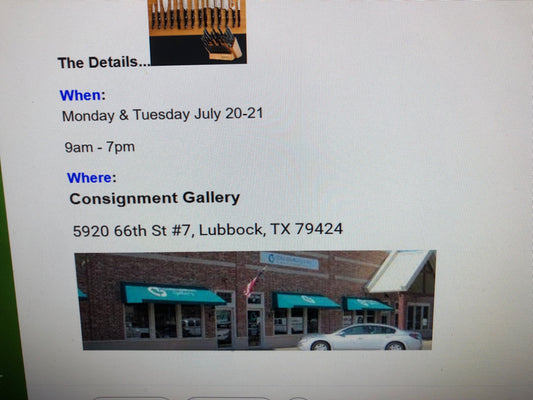 Cutco Knives Coming To Consignment Gallery