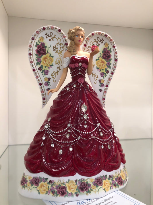 Sparkling Country Rose Angel w/ certificate of authenticity