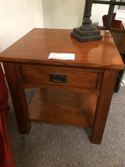 Wooden End Table