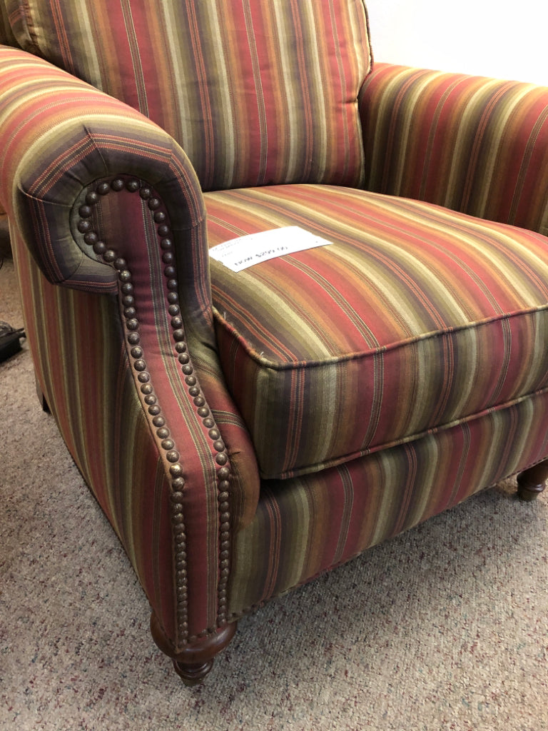 Striped Chair by Bassett Furniture