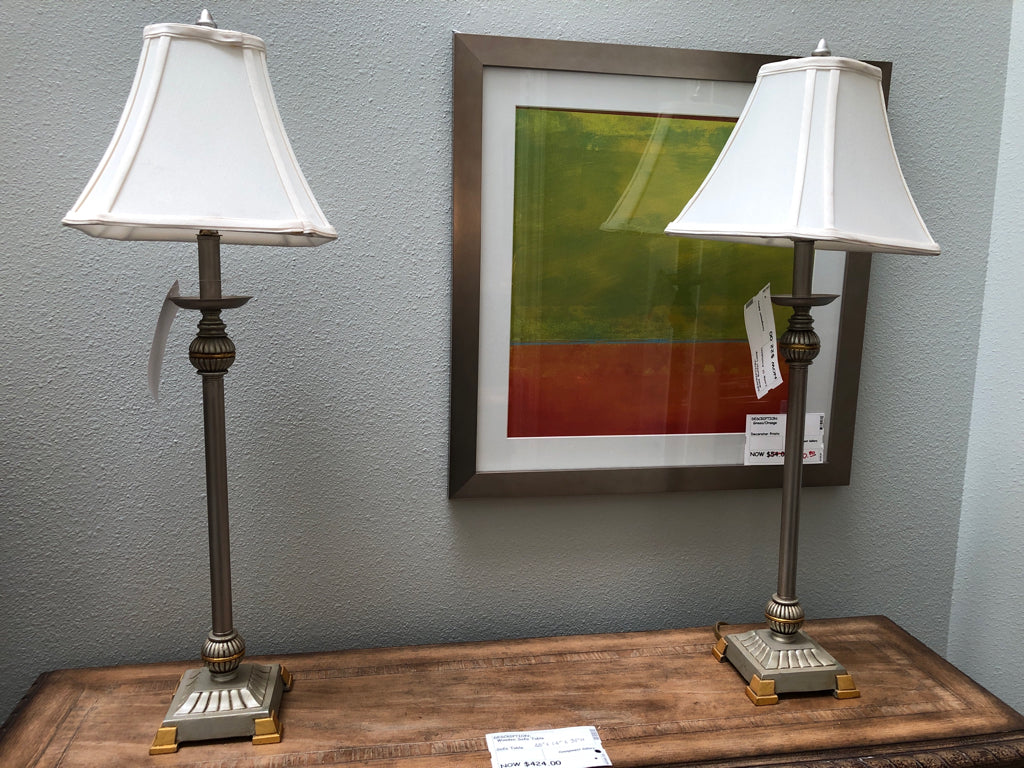 Gold Buffet Lamp (2 available)