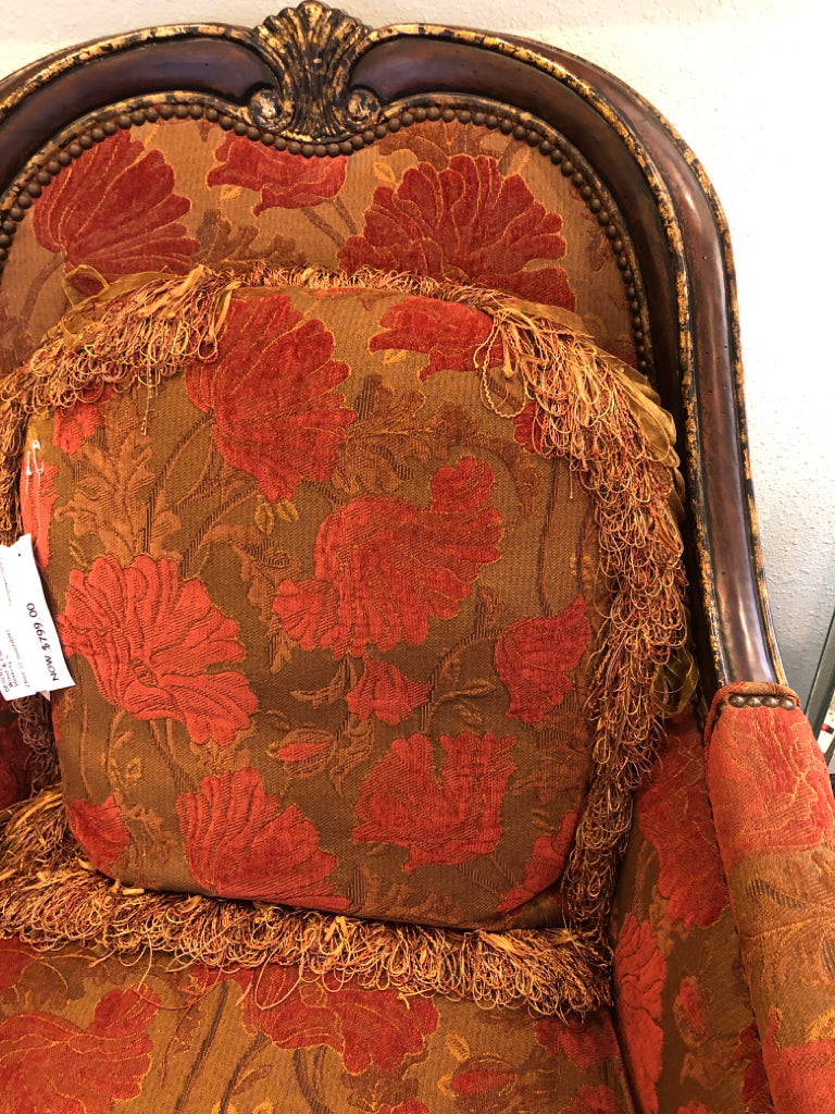 Wood & Fabric Chair from Haverty's (2 available)