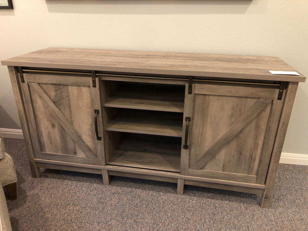 Gray Media Console