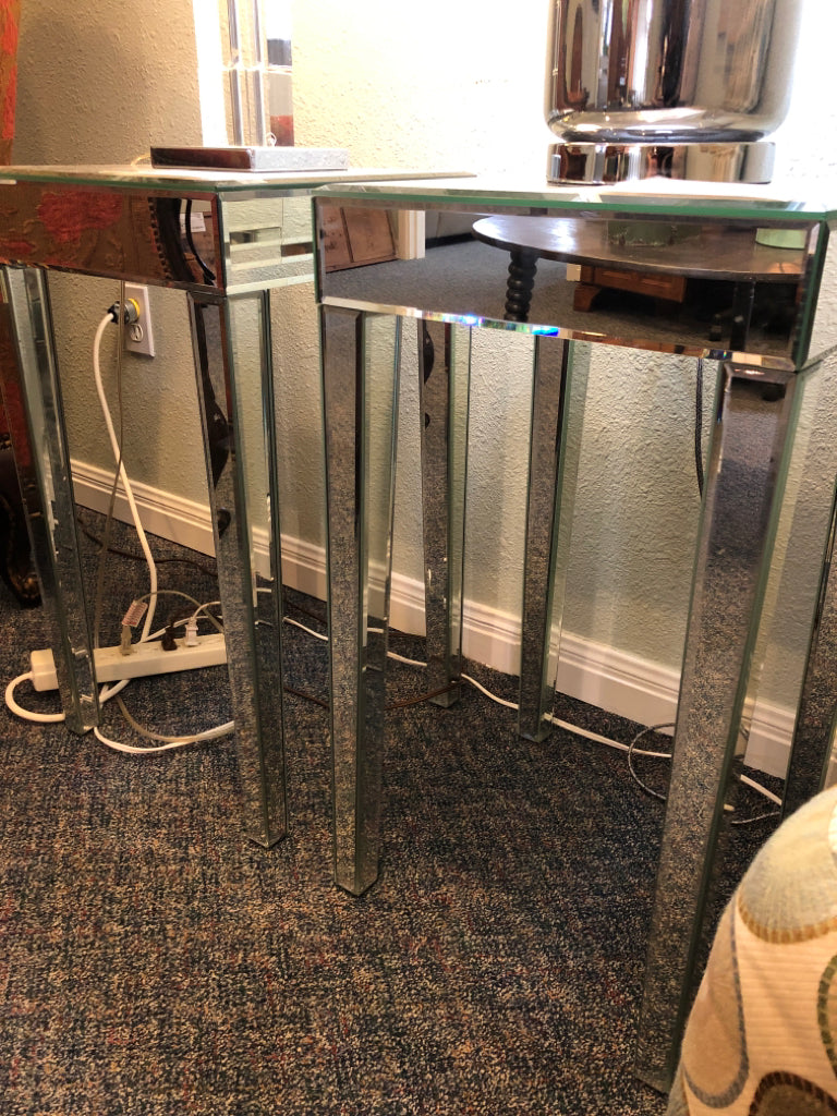 End Table-Mirror Top (2 available)