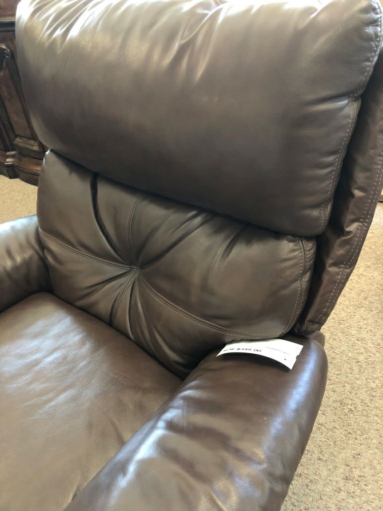 Brown Leather Recliner