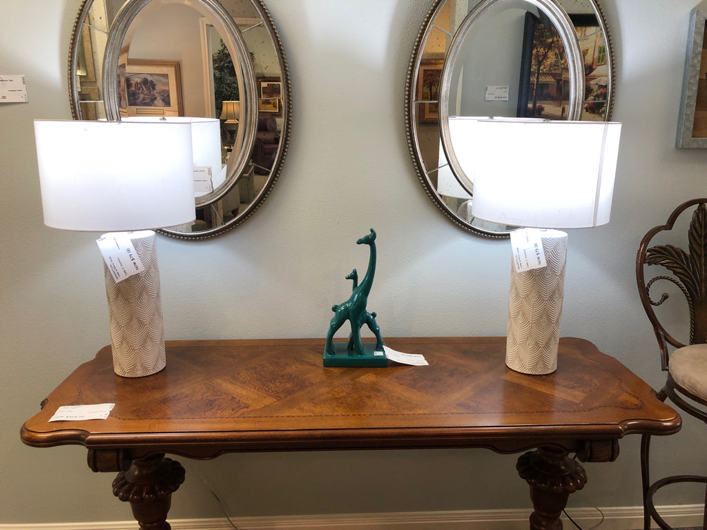 Lamp w/ White Shade (2 Available)