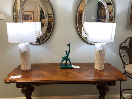 Lamp w/ White Shade (2 Available)