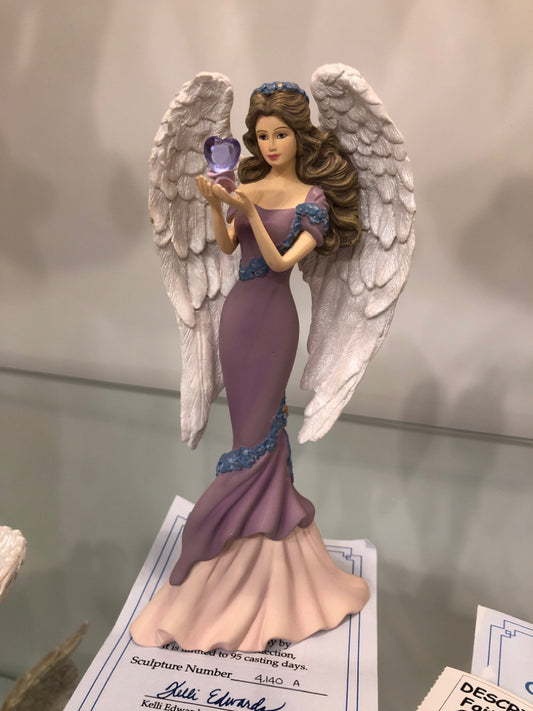 Caring (Thomas Kinkade Angels of Caring) w/ certificate of authenticity