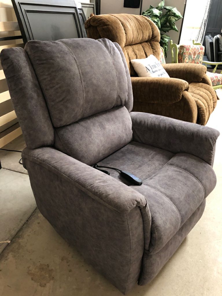 Gray Cloth Lift Chair