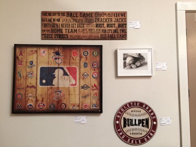 Baseball Art (Priced separately)